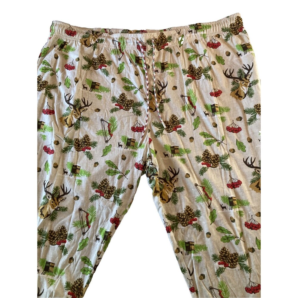 Megellan Outdoors Men's Plus Size Holiday Lounge Pants Festive & Colorful 3XL